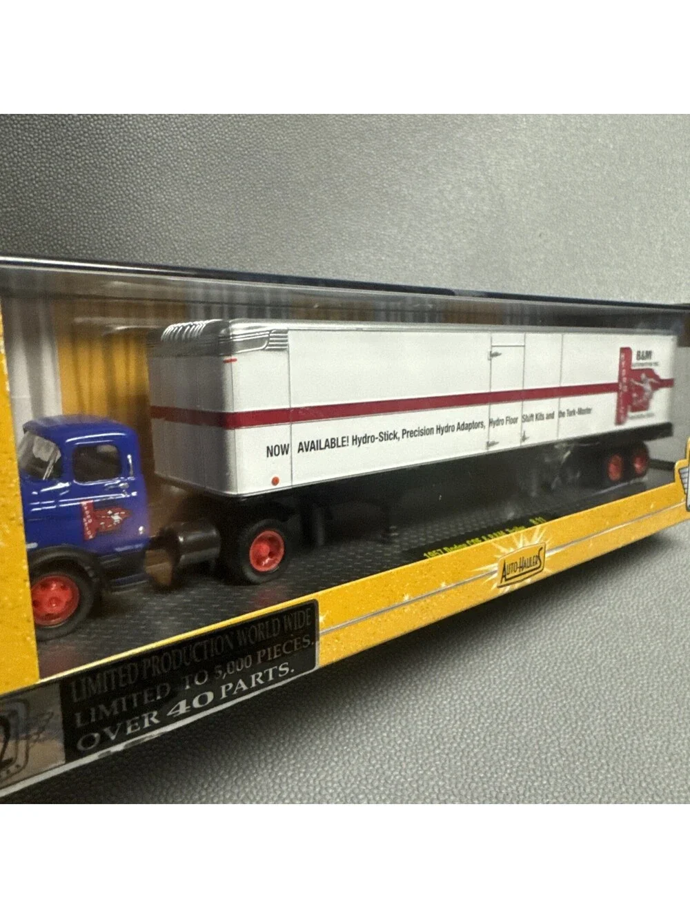 1:64 M2 Machines Auto-Haulers 1957 Dodge COE & B&M Trailer R11 Limited To 5,000